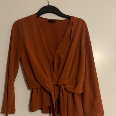 Oranhe blouse Topshop