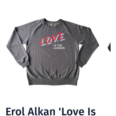 Grey Sweatshirt “Love Is The Answer”