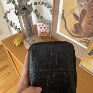 Comme des garcons - Schwarze Zip-Wallet