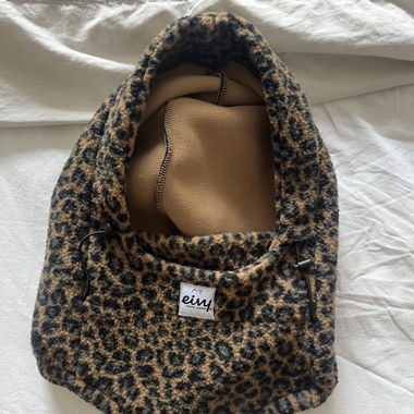 Leopard Eivy Fleece Hood
