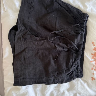Dark Shorts with Drawstring