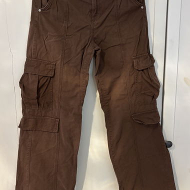 Pantaloni cargo Bershka marroni