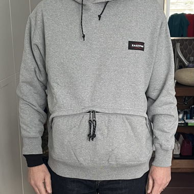 Grey undercover x eastpak hoodie