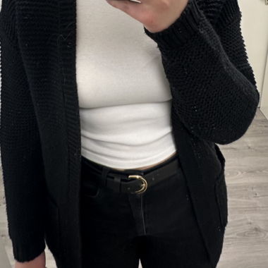 VERO MODA Strick-Cardigan schwarz