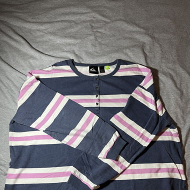 Quiksilver Striped Long-Sleeve Shirt