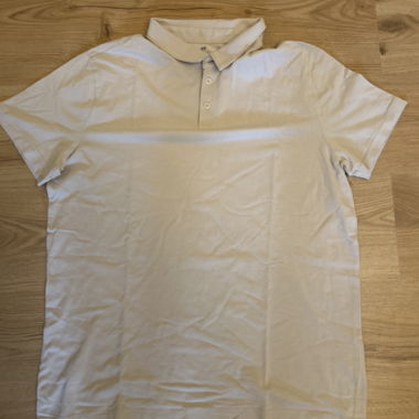 Polo beige manches courtes