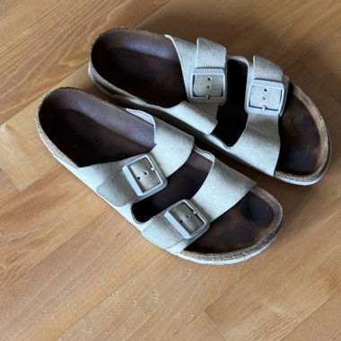 Sandales Birkenstock en daim