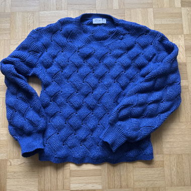Maglione in maglia blu VILA