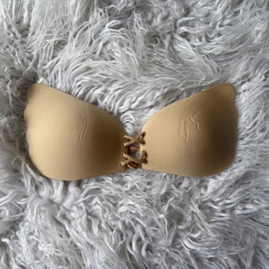 Adhesive push-up bra, nude, invisible