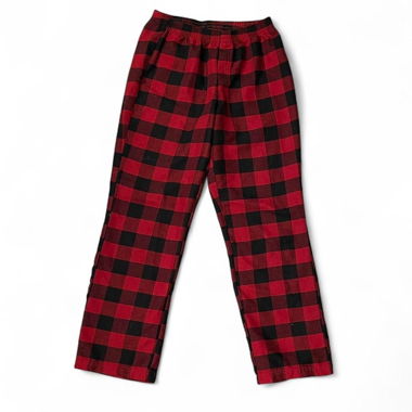 Squared/Flannel Pyjama Pants in Red and Black