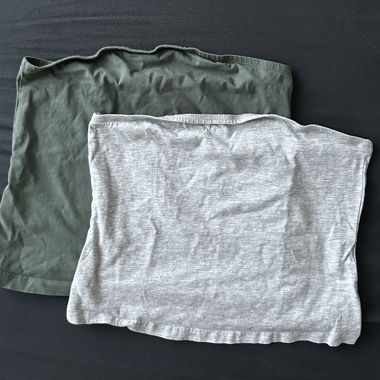 Lot de 2 tops bandeau Gr. 36/38
