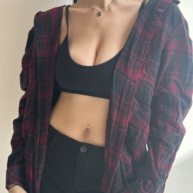 Clockhouse checked jacket XL
