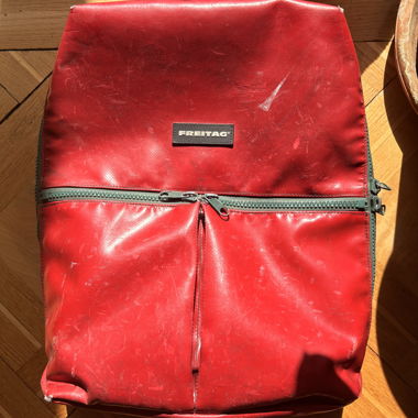 Freitag Red Backpack