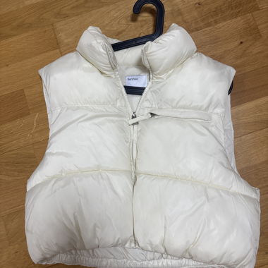 Bershka Steppweste Weiss