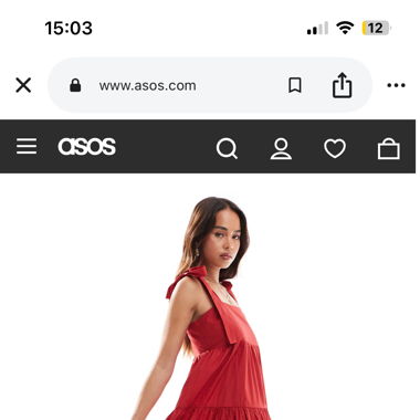 Rote Kleid von &other stories