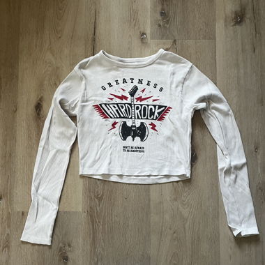 Long sleeve crop top