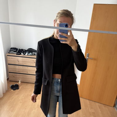 Knielanger Mantel von H&M