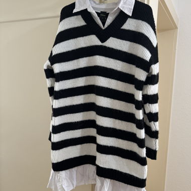 Abito a righe zebra