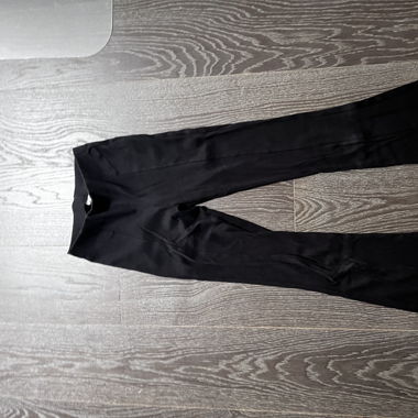 Schwarze Bootcut Leggins