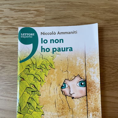 Livre d’italien « Je n’ai pas peur »