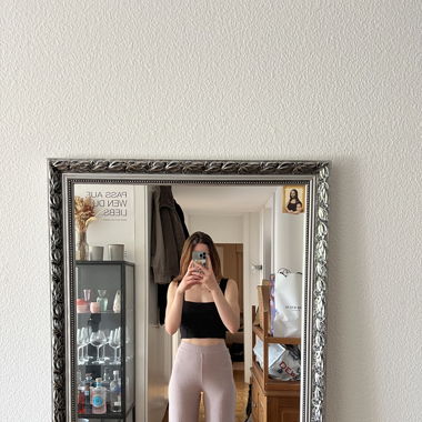 Stoffhose lachsfarbig