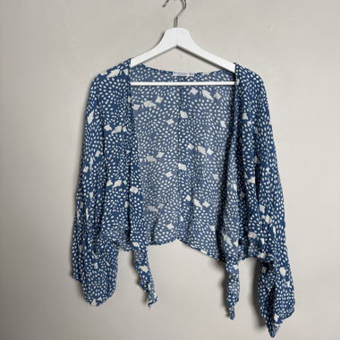 Stradivarius blaues Cardigan