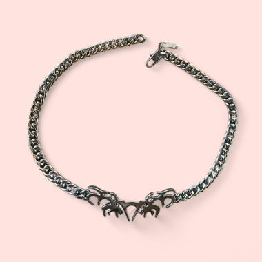 Stainless silver necklace 