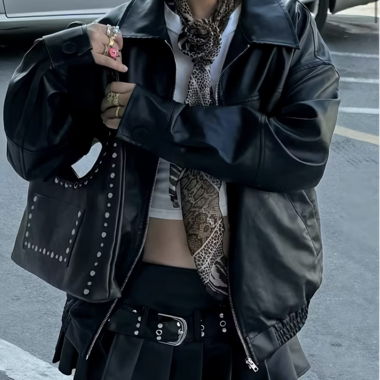Lederjacke
