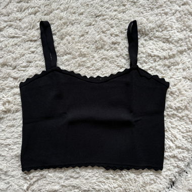 Crop Top Schwarz / L