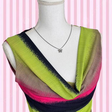 Mesh Cowl Top – No tag (fits S/M)