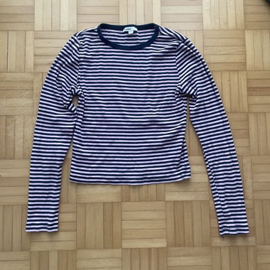 Gestreiftes Langarmshirt