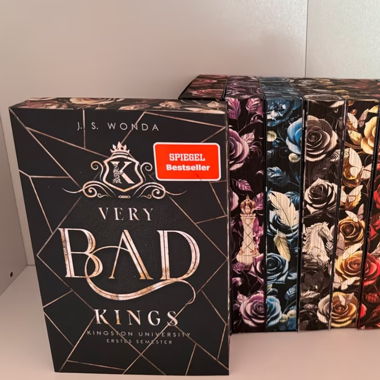 Very Bad Kings J.S. Wondq Buch Reihe Farbschnitt