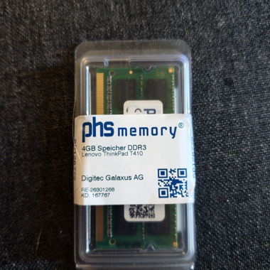 Barrette de RAM DDR3 4 Go pour Lenovo T410