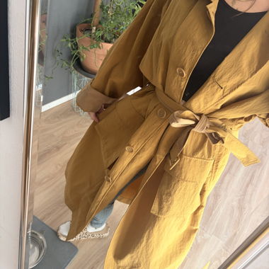 Trench coat JW Anderson x Uniqlo Giallo Senape L