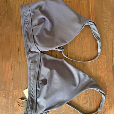 Haut de bikini bleu foncé