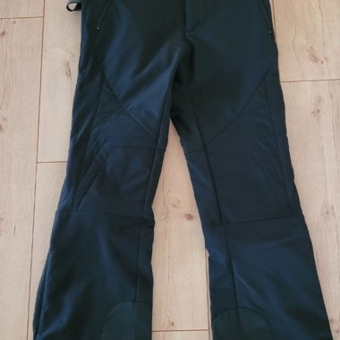 Bergson softshell ski pants with suspenders