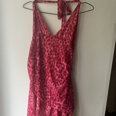 Pink Satin Party Dress