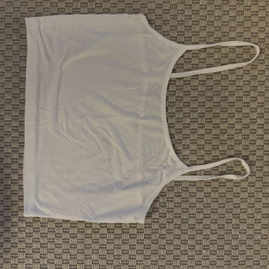 Top spaghetti blanc