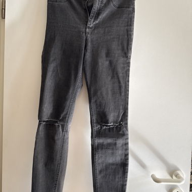 Jean foncé taille haute 