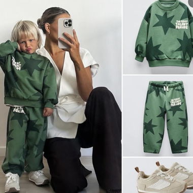 Green children's set "Talent Parade"