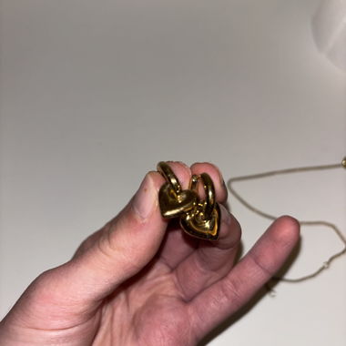 Ohringe Herz Gold