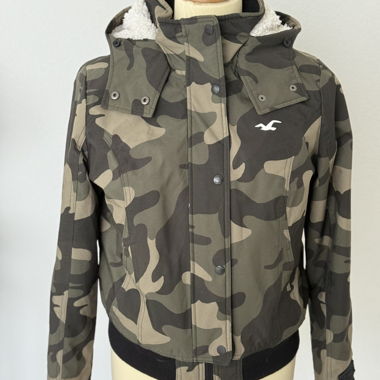 Hollister Jacke L camouflage