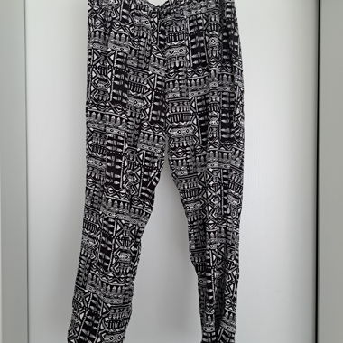 TWINTIP Trousers black/white size XL