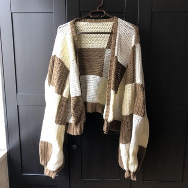 Gehäkelter Cardigan