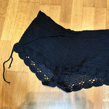 Schwarze Shorts