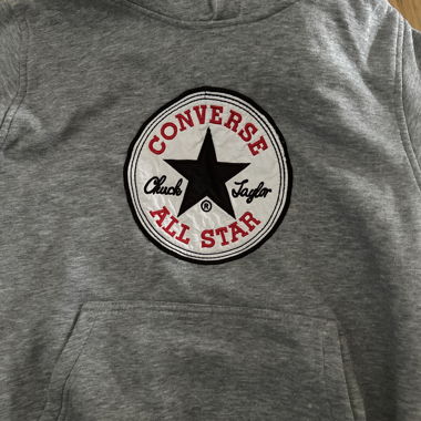 Converse Kapuzenpullover Grau in der grösse M