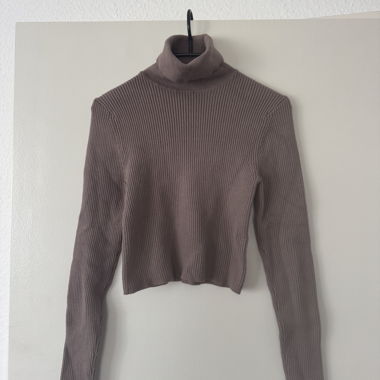 ZARA ribbed turtleneck top