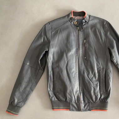 Zara Herren Kunstleder Jacke