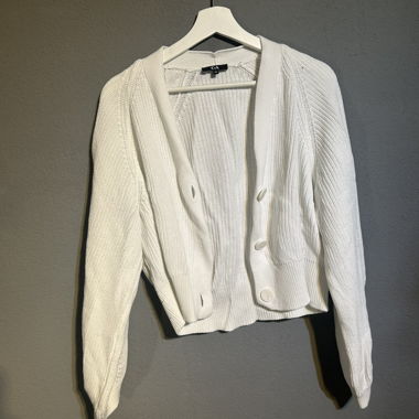 Veste en tricot blanche C&A XS