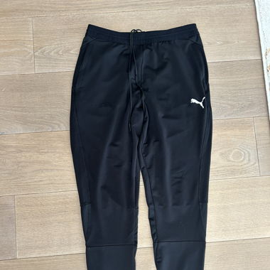 schwarze leichte puma sport jogginghose
